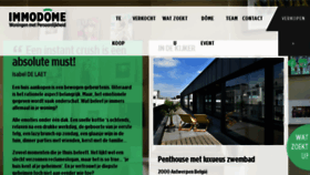 What Immodome.be website looked like in 2018 (8 years ago)