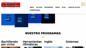 What Institutotecnisistemas.com website looked like in 2018 (5 years ago)