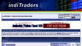What Inditraders.com website looked like in 2018 (5 years ago)