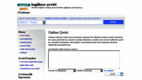 What Ingilizceceviri.org website looked like in 2018 (5 years ago)