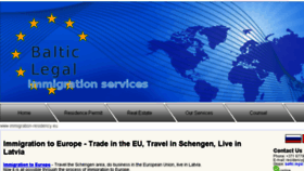 What Immigration-residency.eu website looked like in 2018 (5 years ago)