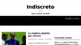 What Indiscreto.info website looked like in 2018 (5 years ago)