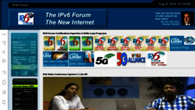 What Ipv6forum.com website looked like in 2018 (5 years ago)