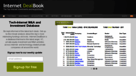 What Internetdealbook.com website looked like in 2018 (5 years ago)