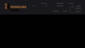 What Ironboundfilms.com website looked like in 2018 (5 years ago)