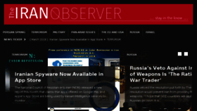 What Iranobserver.org website looked like in 2018 (5 years ago)