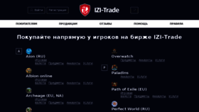 What Izi-trade.ru website looked like in 2018 (5 years ago)