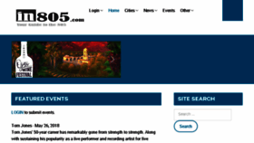 What In805.com website looked like in 2018 (5 years ago)
