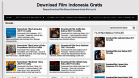 What Indonesia-movie21.blogspot.co.id website looked like in 2018 (5 years ago)