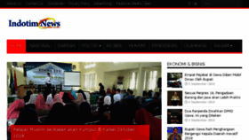 What Indotimnews.com website looked like in 2018 (5 years ago)