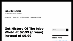 What Igbodefender.com website looked like in 2018 (5 years ago)