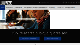 What Isiv.edu.ar website looked like in 2018 (6 years ago)