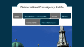What Ipa-pressagency.com website looked like in 2018 (7 years ago)