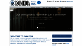 What Isomedia.com website looked like in 2018 (5 years ago)