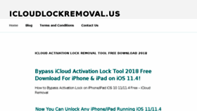 What Icloudlockremoval.us website looked like in 2018 (5 years ago)