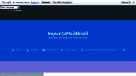 What Importamaisbrasil.com.br website looked like in 2018 (5 years ago)
