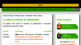 What Iltrovalavoro.it website looked like in 2018 (5 years ago)