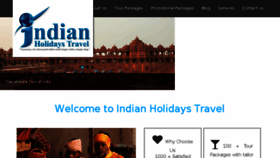 What Indianholidaystravel.com website looked like in 2018 (5 years ago)