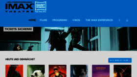 What Imax.at website looked like in 2018 (5 years ago)