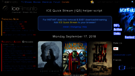 What Icefilms.info website looked like in 2018 (5 years ago)