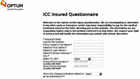 What Icc.optum.com website looked like in 2018 (5 years ago)