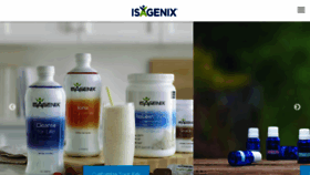 What Isagenix.com website looked like in 2018 (5 years ago)