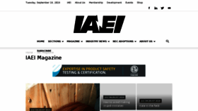 What Iaeimagazine.org website looked like in 2018 (5 years ago)