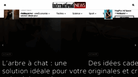 What Internationalnews.fr website looked like in 2018 (5 years ago)
