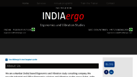 What Indiaergo.com website looked like in 2018 (5 years ago)