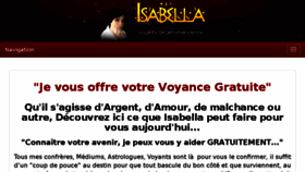 What Isabella.fr website looked like in 2018 (5 years ago)