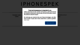 What Iphonespek.com website looked like in 2018 (5 years ago)