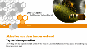 What Imkerverband-westfalen-lippe.de website looked like in 2018 (5 years ago)