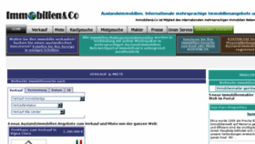 What Immobilienco.com website looked like in 2018 (5 years ago)