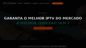 What Iptvduo.com.br website looked like in 2018 (5 years ago)