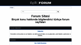 What Ilgiliforum.com website looked like in 2018 (5 years ago)