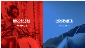 What Indoparts.co.id website looked like in 2018 (5 years ago)