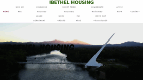 What Ibethelhousing.com website looked like in 2018 (5 years ago)