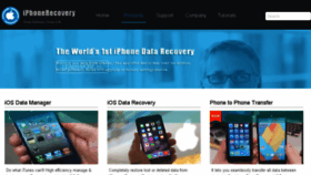 What Iphonetransferrecovery.com website looked like in 2018 (6 years ago)