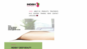 What Indibadeepbeauty.com website looked like in 2018 (5 years ago)