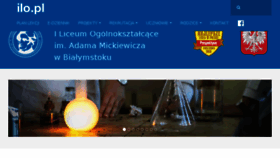 What Ilo.pl website looked like in 2018 (5 years ago)