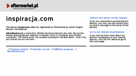 What Inspiracja.com website looked like in 2018 (5 years ago)