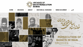 What Iranbahaipersecution.bic.org website looked like in 2018 (5 years ago)