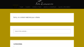 What Isla-lanzarote.es website looked like in 2018 (5 years ago)