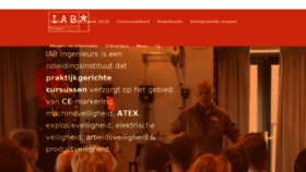 What Iab-ingenieurs.nl website looked like in 2018 (5 years ago)