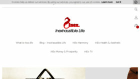 What Inex.life website looked like in 2018 (5 years ago)