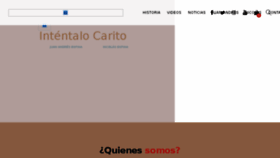 What Intentalocarito.com website looked like in 2018 (5 years ago)