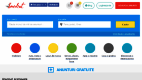 What Imediat.ro website looked like in 2018 (6 years ago)