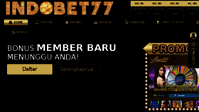 What Indobet77.net website looked like in 2018 (5 years ago)