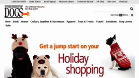 What Inthecompanyofdogs.com website looked like in 2018 (5 years ago)