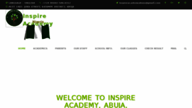 What Inspireacademynigeria.com website looked like in 2018 (5 years ago)